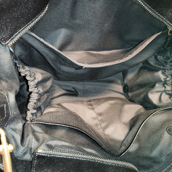 Coach Black Leather Tote Bag - Picture 4 of 8